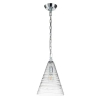 Łańcuchowa lampa wisząca Elmore QN-ELMORE-P-PC szklany stożek chrom