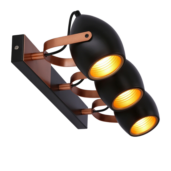 Potrójna lampa sufitowa Anica 93-82589 Candellux regulowana czarna