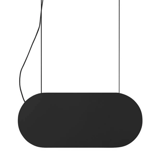 Nowoczesna lampa wisząca Malumi MLA622P4 LED 24W 4000K do salonu czarna