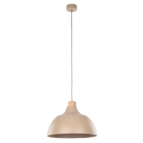 Skandynawska zwisająca lampa Cap Sabia 10656 do jadalni beżowa