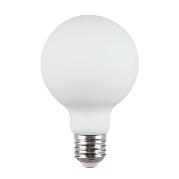Kulista żarówka 5214-G80-DIM-MILKY-3K Italux LED E27 8W 690lm 3000K biała