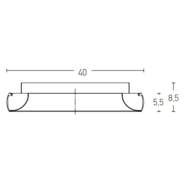 Ledowy plafon sufitowy 2042 LED 32W 3000K ringowa złoty