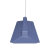 Podłużna lampa wisząca YOTTSU YOC699P04 metalowa niebieska LED 24W 4000K nad stół do jadalni