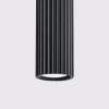 Lampa wisząca potrójna KARBON SL.1575 tubka podłużna czarna