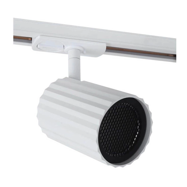 System szynowy Tokio LP-787 SET 1F WH regulowany reflektorki 1-fazowy białe