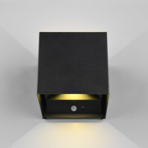 Ledowa lampa ścienna ogrodowa Talent R27759132 LED 12W 3000K IP44 czarny