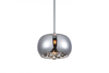 Wisząca lampa salonowa Burn z kryształkami chrom crystal