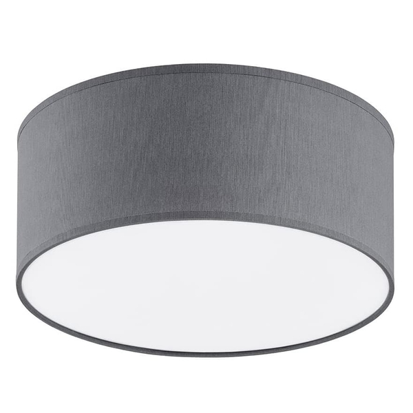 Okrągły plafon salonowy Rondo 3333 TK Lighting tkaninowy biały szary