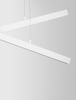 Pokojowa lampa wisząca PUEBLA LE42800 listwy LED 40W 3000K białe
