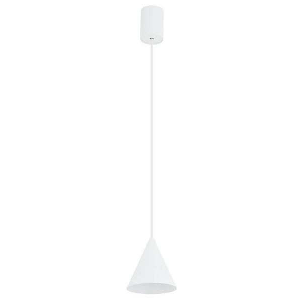 Lampa stożkowa nad stół ZENITH 11453 wisząca  biały