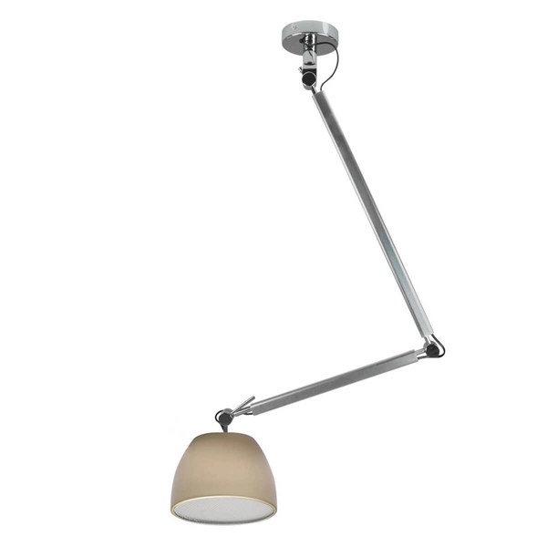 Zwisowa regulowana lampa do salonu AZ2304+AZ4791 Azzardo metalowa chrom złota