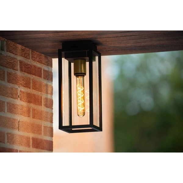 Ogrodowa plafoniera Laurens 27105/01/30 Lucide IP54 loftowa czarna