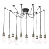 Pajęcza wisząca lampa Waco WAC2375 do salonu zwisające kable czarny