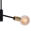 Loftowa LAMPA wisząca ONYX 31924 Sigma metalowa OPRAWA industrialna ZWIS sticks czarny złoty