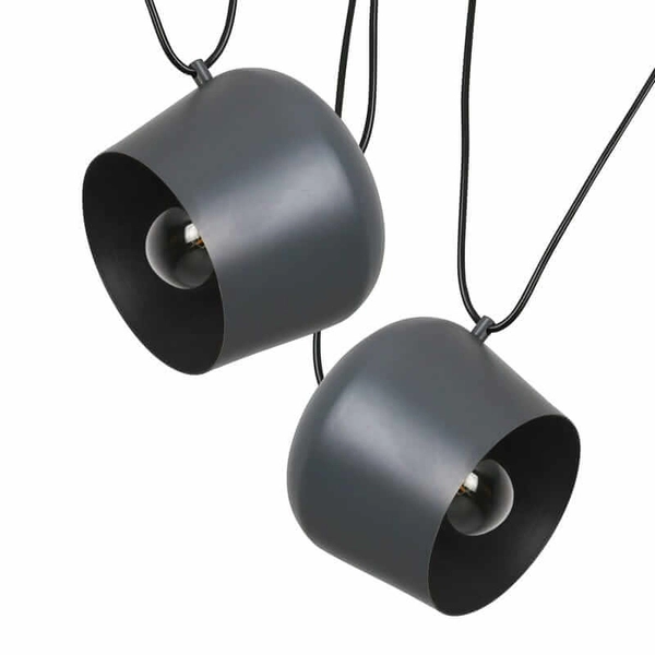 Lampa wisząca Spider ABR-LWRU-B Abruzzo do kuchni regulowana czarna