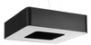 Wisząca LAMPA materiałowa SL.0828 kwadratowa OPRAWA zwis abażurowy czarny