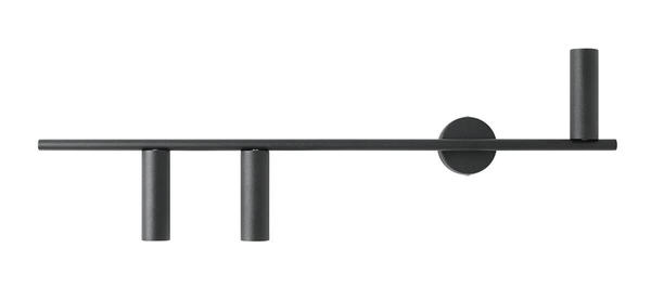 Minimalistyczna lampa ścienna Trevo 1104Y1 do salonu czarna