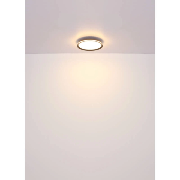 Okrągła lampa sufitowa Belissa 41588D LED 30W 3000K czarna biała