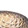 Sufitowa LAMPA plafon JILLIAN 6966 Rabalux dekoracyjna OPRAWA metalowa LED 18W 3000K kopuła glamour barwiona
