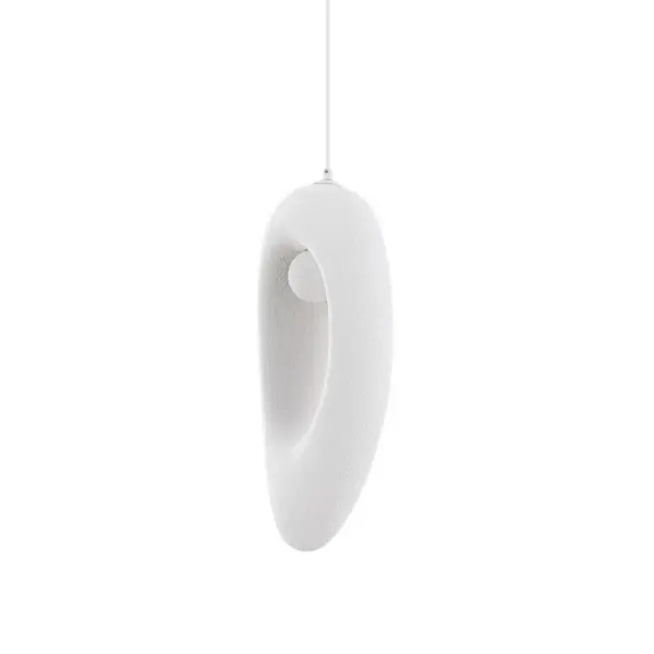Wisząca lampa LONTIZA LE45333 kula ball nieregularna biała