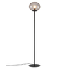 Kulista lampa podłogowa Alton 2010514047 szklana czarny przydymiony