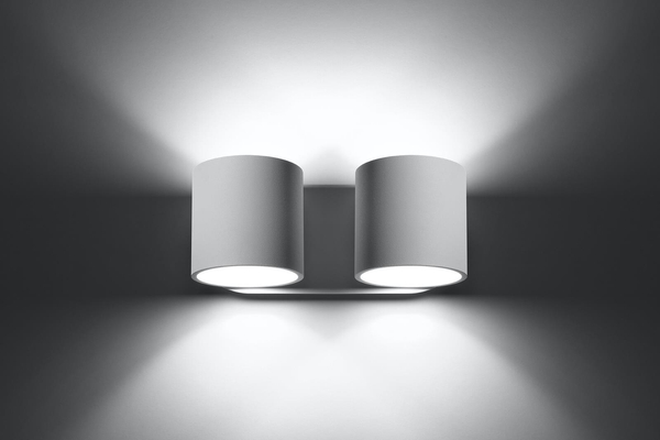 Kinkiet LAMPA ścienna SL.0659 metalowa OPRAWA tuby białe