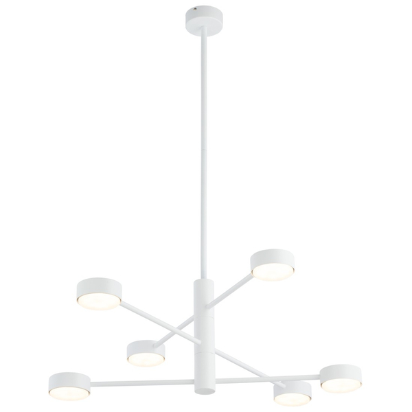 Loftowa LAMPA sufitowa ORBIT 7942 Nowodvorski regulowane pręty sticks molekuły do sypialni białe