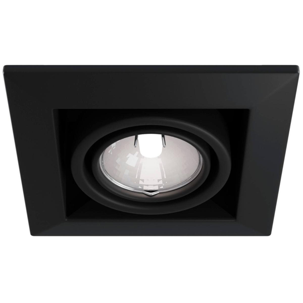 Oczko stropowe na korytarz Metal Modern DL008-2-01-B czarne