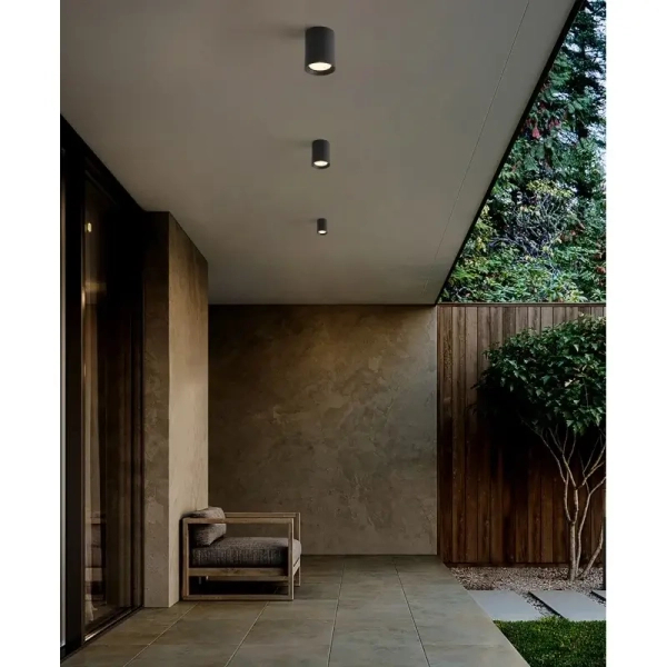 Sufitowa lampa tubka Cervia OPN-2003-3K Italux LED 9W 3000K IP54 czarny