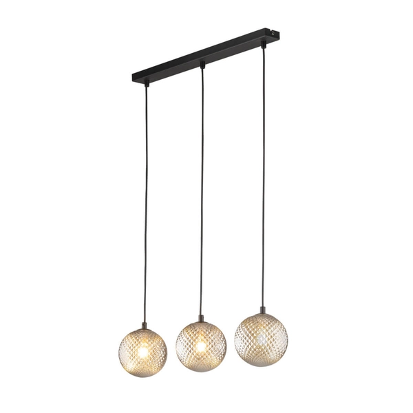 Lampa wisząca nad stół Elena 5746 TK Lighting potrójna grafitowa czarna