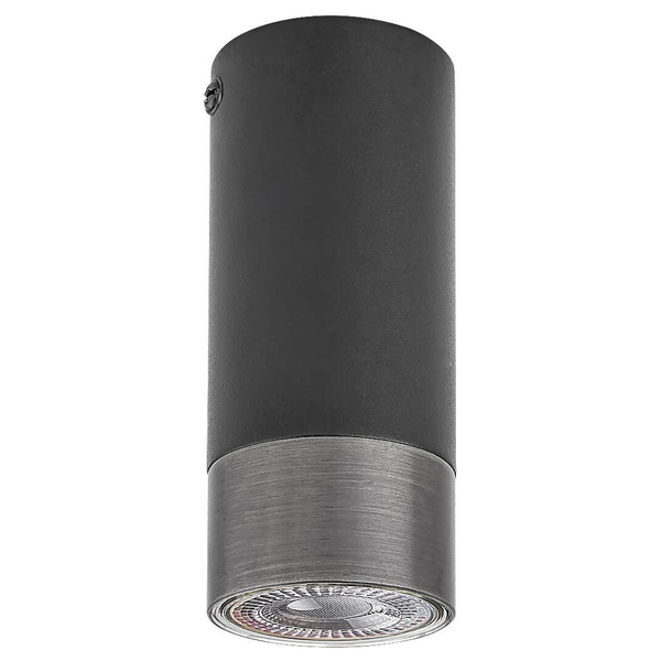 Sufitowa LAMPA tuba ZIRCON 5074 Rabalux metalowy downlight nowoczesny do kuchni czarny