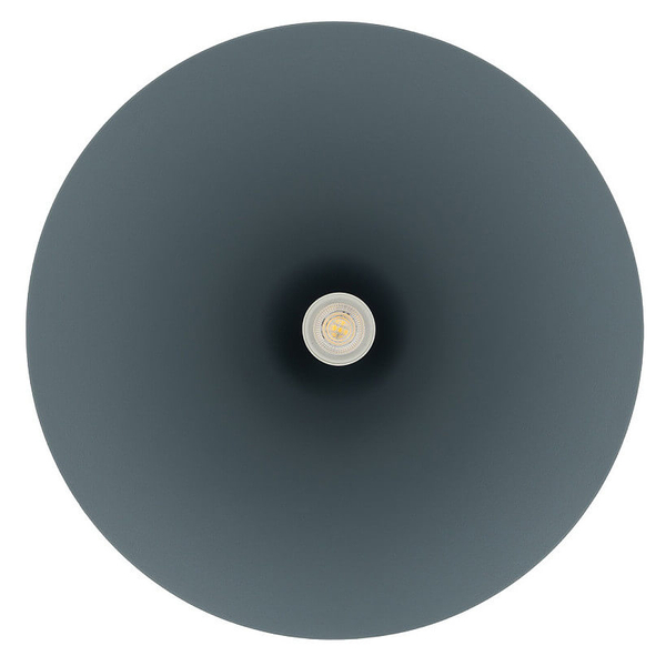 Jadalniana lampa wisząca ZENITH 11487 stożek szary błękit