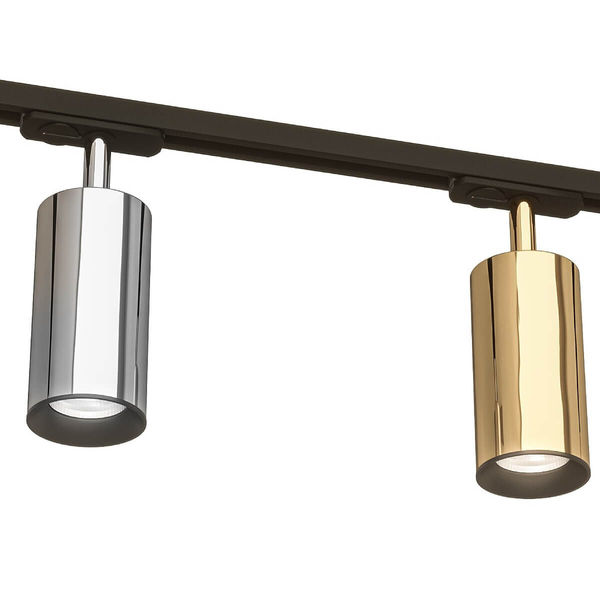 Złota tuba do systemu szynowego Lea regulowana lampa sufitowa