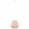 Wisząca lampa Praslin P0584 Maxlight sznurek boho klatka do kuchni biała