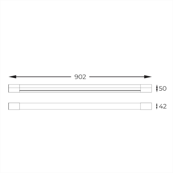 Ledowa lampa ścienna Parks W200526501 Zumaline 9W 3000K IP44 chrom