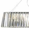 Wisząca lampa kryształowa CECILIA CEC0350 glamour chrom