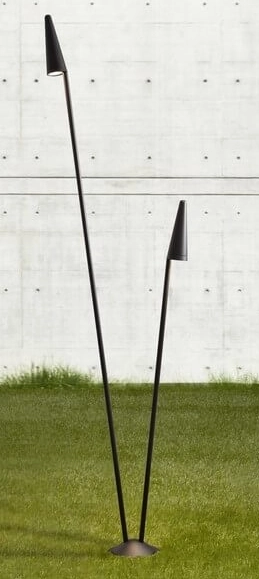 Ogrodowa lampa stojąca CUAUTLA LE71464 Luces Exclusivas LED 17W 3000K IP54 czarna