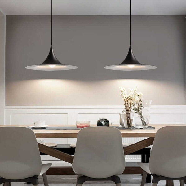 Lampa zawieszana nad stół Oslo ABR-OSLO-B Abruzzo stożek czarna