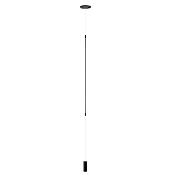 Lampa do salonu wisząca 20184 LED 19W 3000K zwis tubka czarny