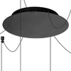 Lampa wisząca LORENZ 74403/06/30 Lucide metalowa tuby LED 24W 3000K czarny