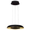 Regulowana lampa wisząca okrąg CAPINOTA LE44797 LED 24W 2700-4000K czarny złoty