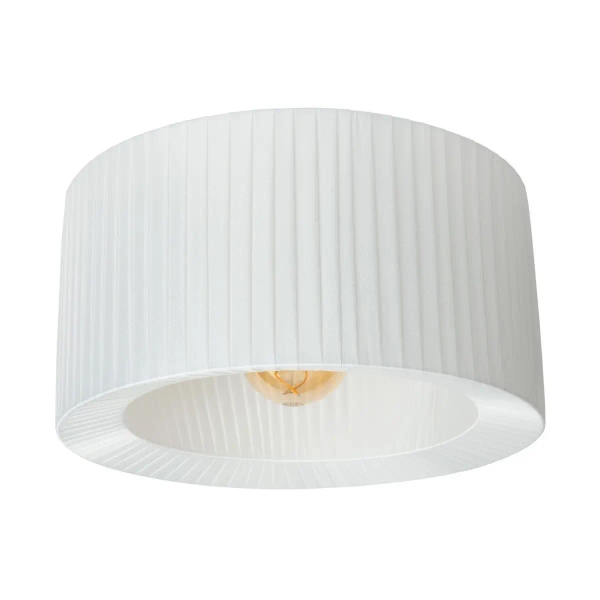 Okrągła lampa sufitowa nad stół FOLD 21139/01/31 materiałowa biały