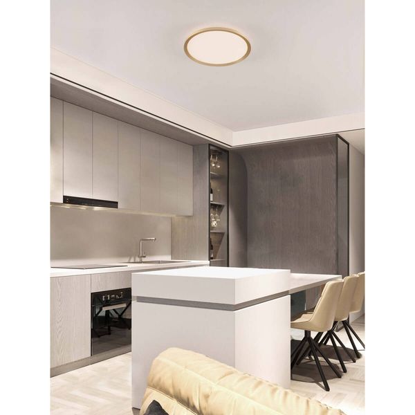 Sufitowy plafon ściemnialny ANTONIO LE44884 LED 35W 3000K złoty