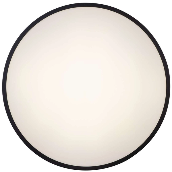 LAMPA sufitowa WISS 41744-48S Globo okrągła OPRAWA plafon LED 48W 3000K - 6000K metalowy czarny