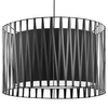 Salonowa lampa wisząca Harmony 1655 TK Lighting abażur z tkaniny czarna