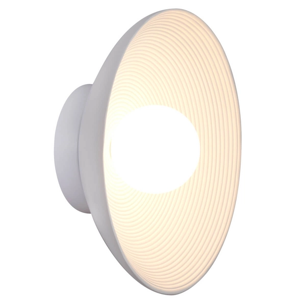 Ścienna lampa ILUSIONI ST-F059 WHITE Step marmurowa ryfl misa biały