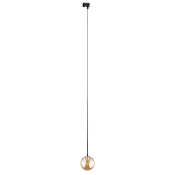 Lampa wisząca kula Tracer 4928 TK Lighting szynowa 1-fazowa bursztynowa