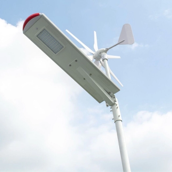 Lampa uliczna z czujnikiem Windsun WS-60W+FA1M+SO4M Greenie LED 60W IP65 biała