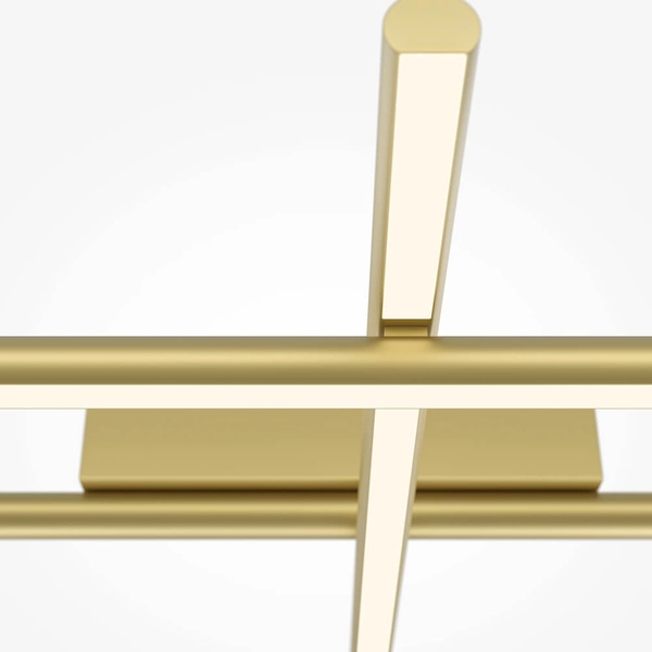 Sufitowa lampa Radiance MOD278CL-L50G3K LED 50W 3000K kratka złota biała