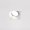 Minimalistyczna lampa wpuszczana Dot DL042-01-SQ-W kwadratowa biała